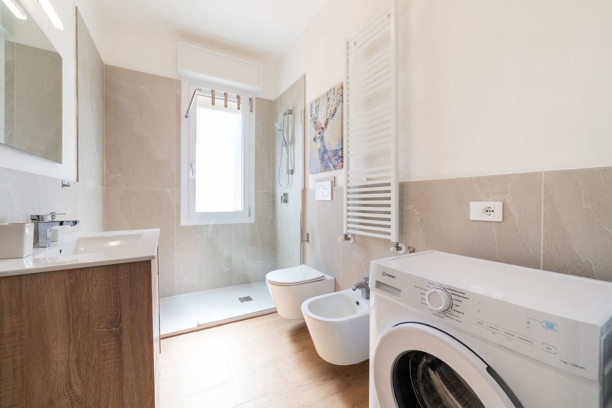 Zona living con cucina